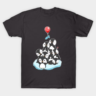 Cute penguin mountain T-Shirt